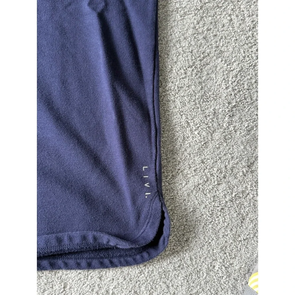 LIVI 14-16 Plus Pullover Lightweight S/S Sweatshirt Blue Activewear Short Sleeve - Picture 3 of 7